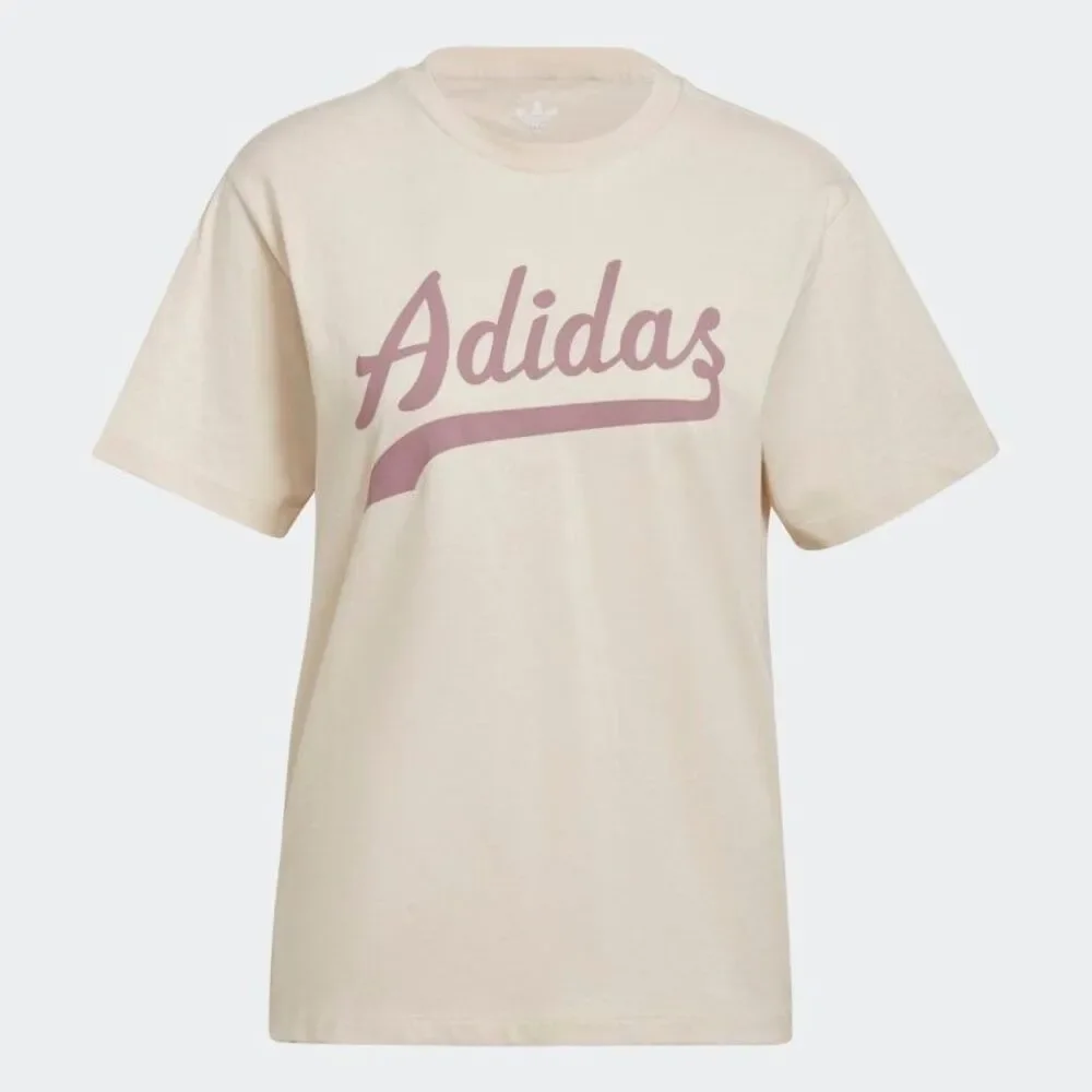 ADIDAS WOMENS MODERN B-BALL TEE SIZE SMALL